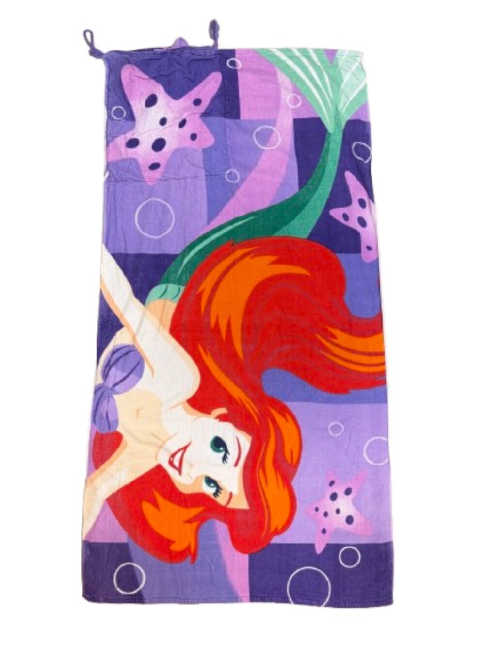 Disney The Little Mermaid Beach Towel with Built-In Carry Bag